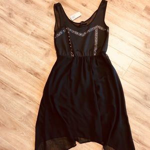 ✨Stylish black dress with studs✨
